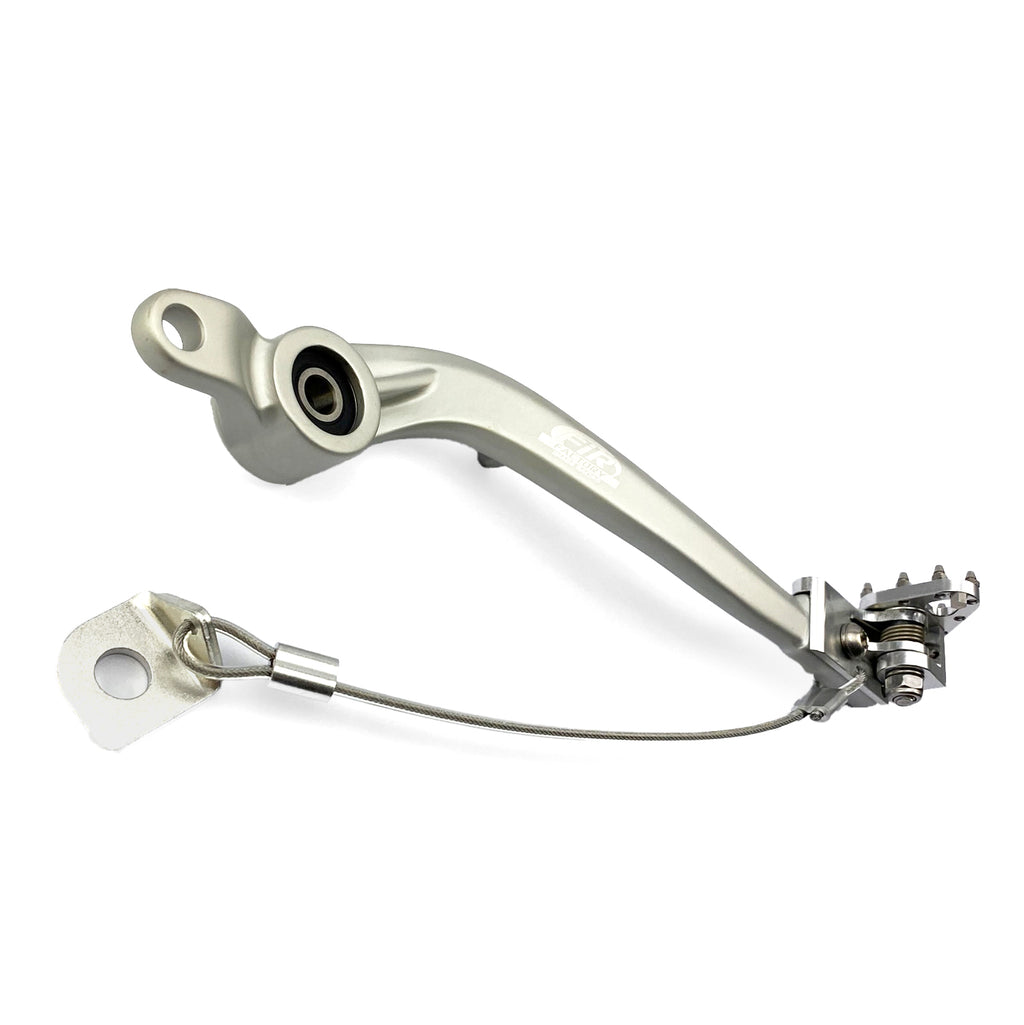 BRAKE PEDAL 18-19 GASGAS EC/XC 250/300 SILVER, FIR BRAND BE13000GG, BE13000CT-CLJ-1