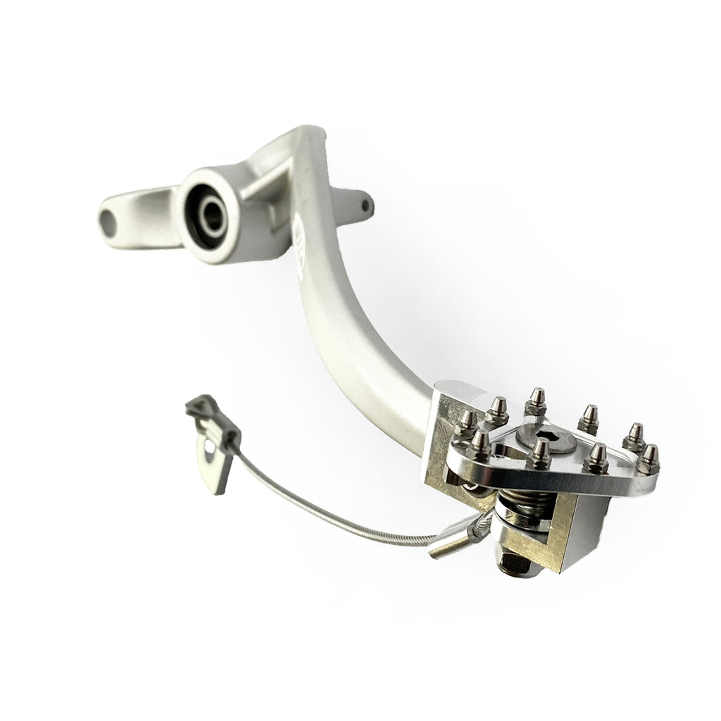 BRAKE PEDAL 18-19 GASGAS EC/XC 250/300 SILVER, FIR BRAND BE13000GG, BE13000CT-CLJ-1