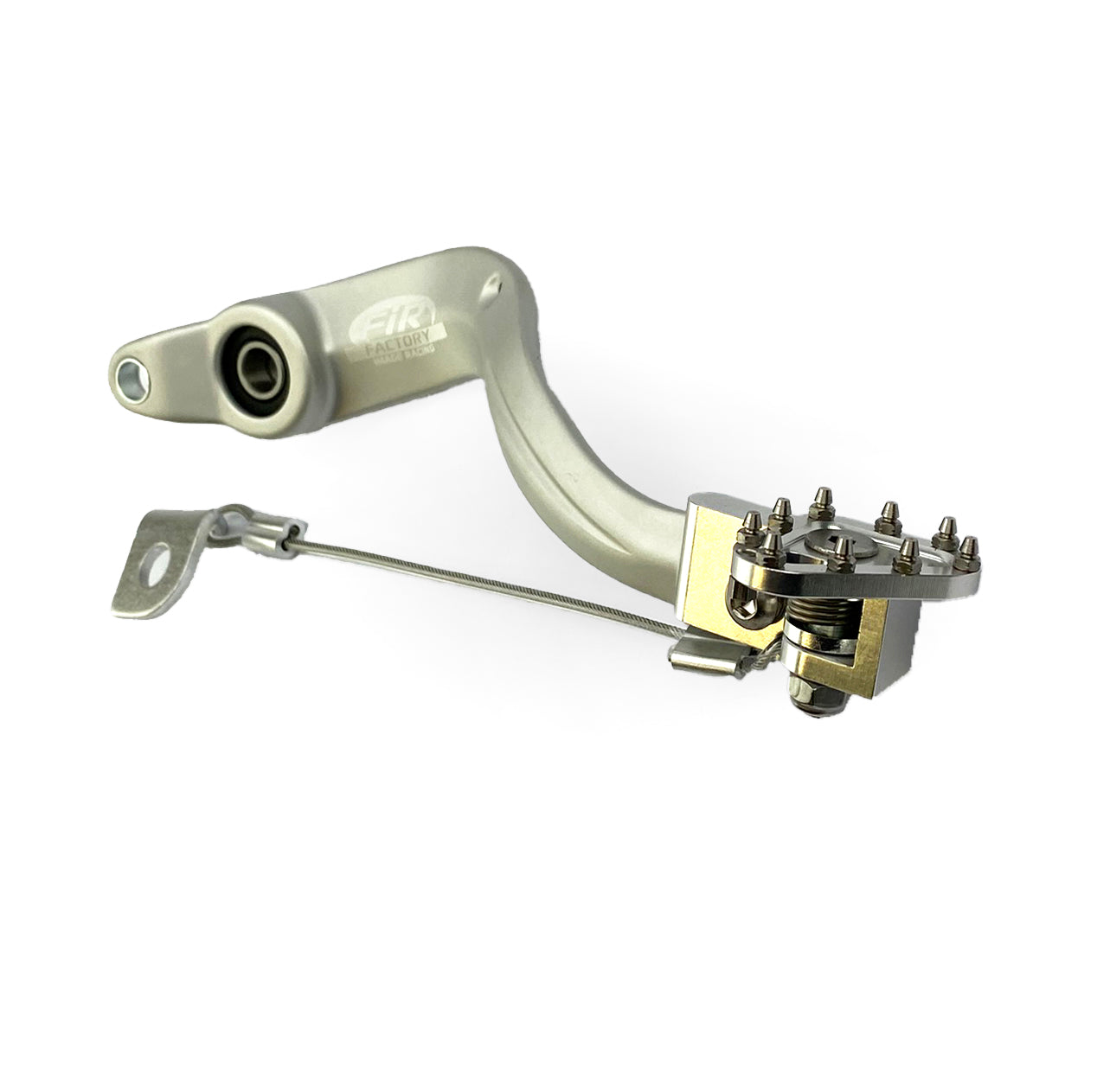 BRAKE PEDAL BETA 2020 2T/4T BK/RD, FIR ASB-086F SILVER