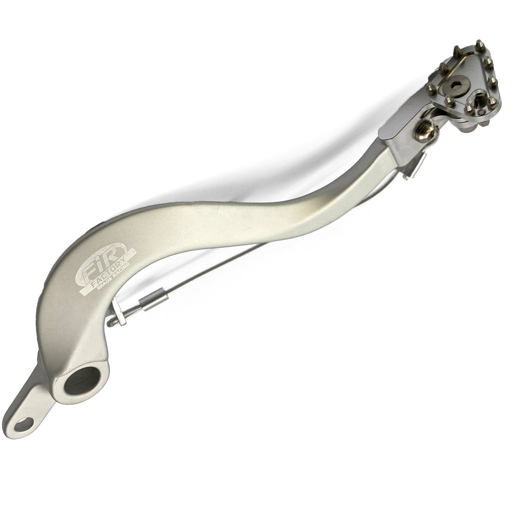BRAKE PEDAL KAWASAKI KX 250 450, FIR,13236-0838, SILVER FOLDING TIP