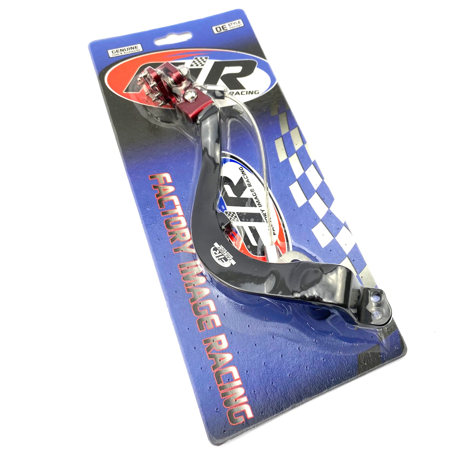 BRAKE PEDAL 21-22 CRF 300L, FIR, ASB-092F, BLACK, RED FOLDING TIP