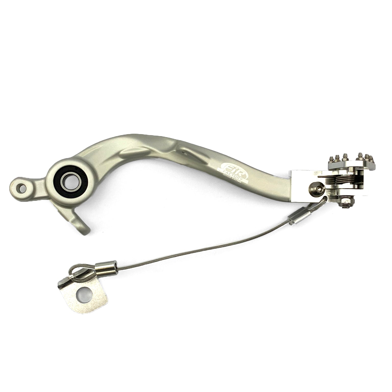 BRAKE PEDAL 2023 KTM HUSQVARNA, FIR, ASB-098F SILVER, FOLDING TIP, A46013050044