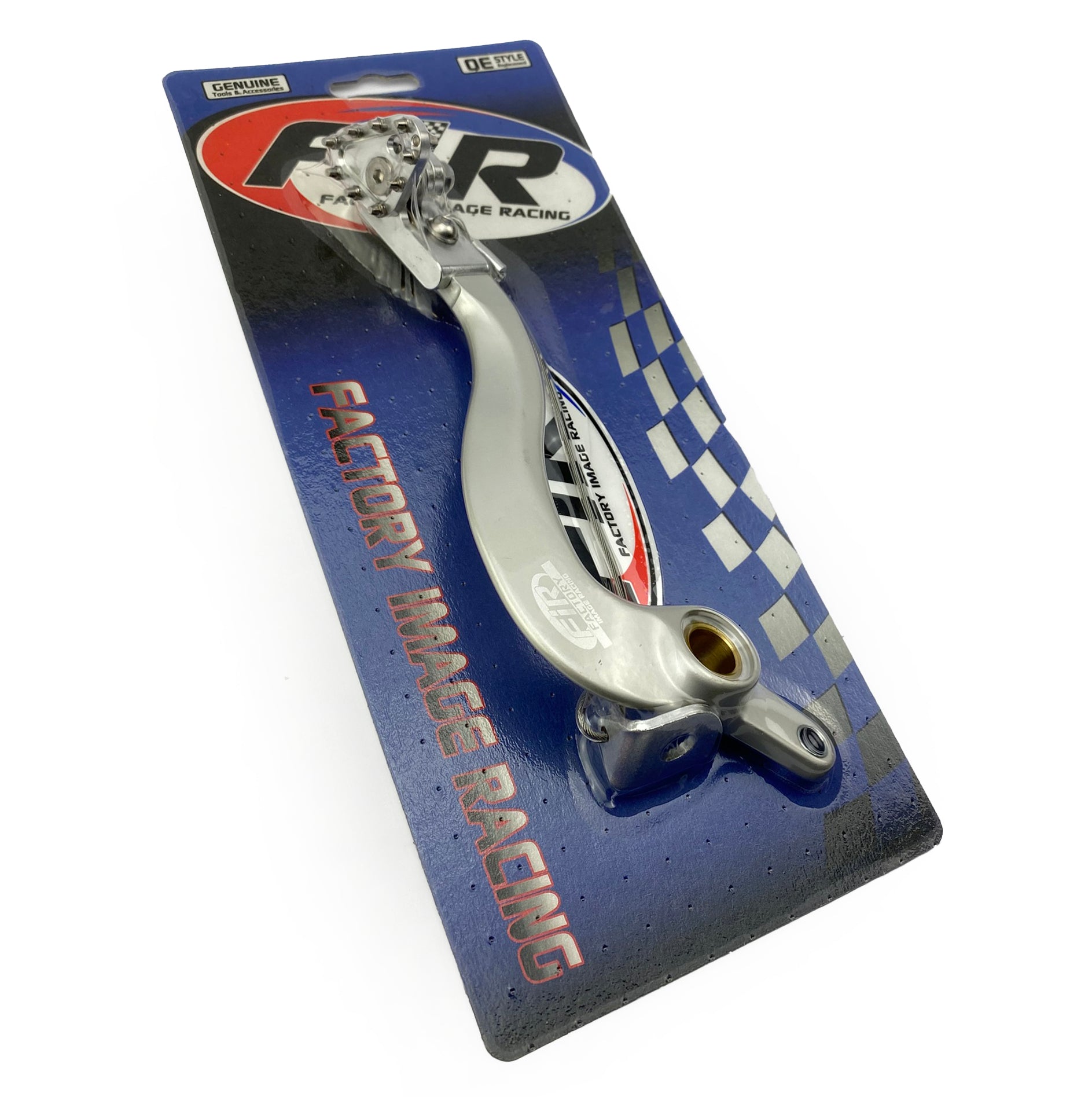 BRAKE PEDAL 2023 YZF 450, FIR, SILVER, FOLDING TIP