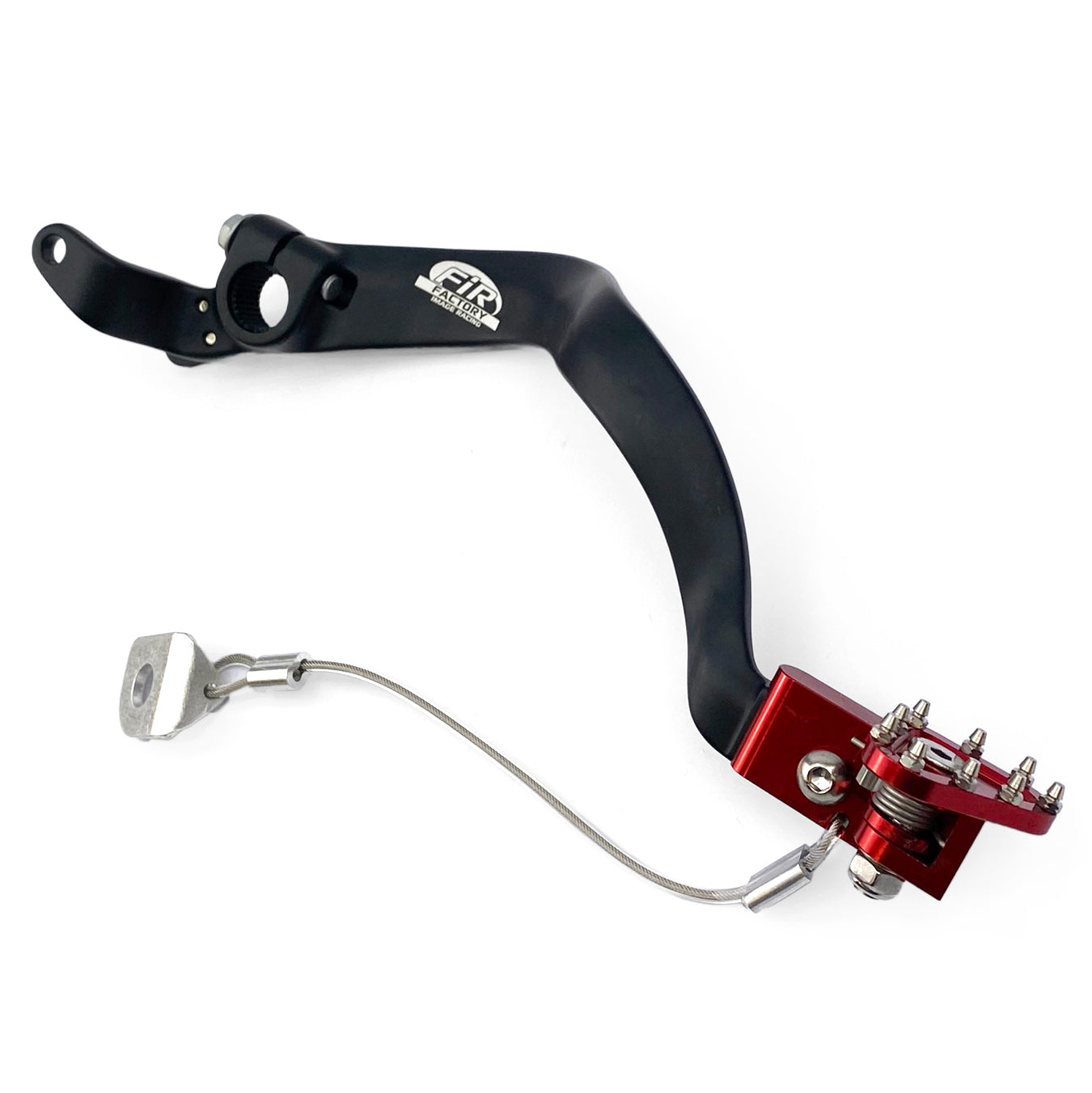 BRAKE PEDAL 14-23 CRF 125 F, FIR, BLACK, RED TIP
