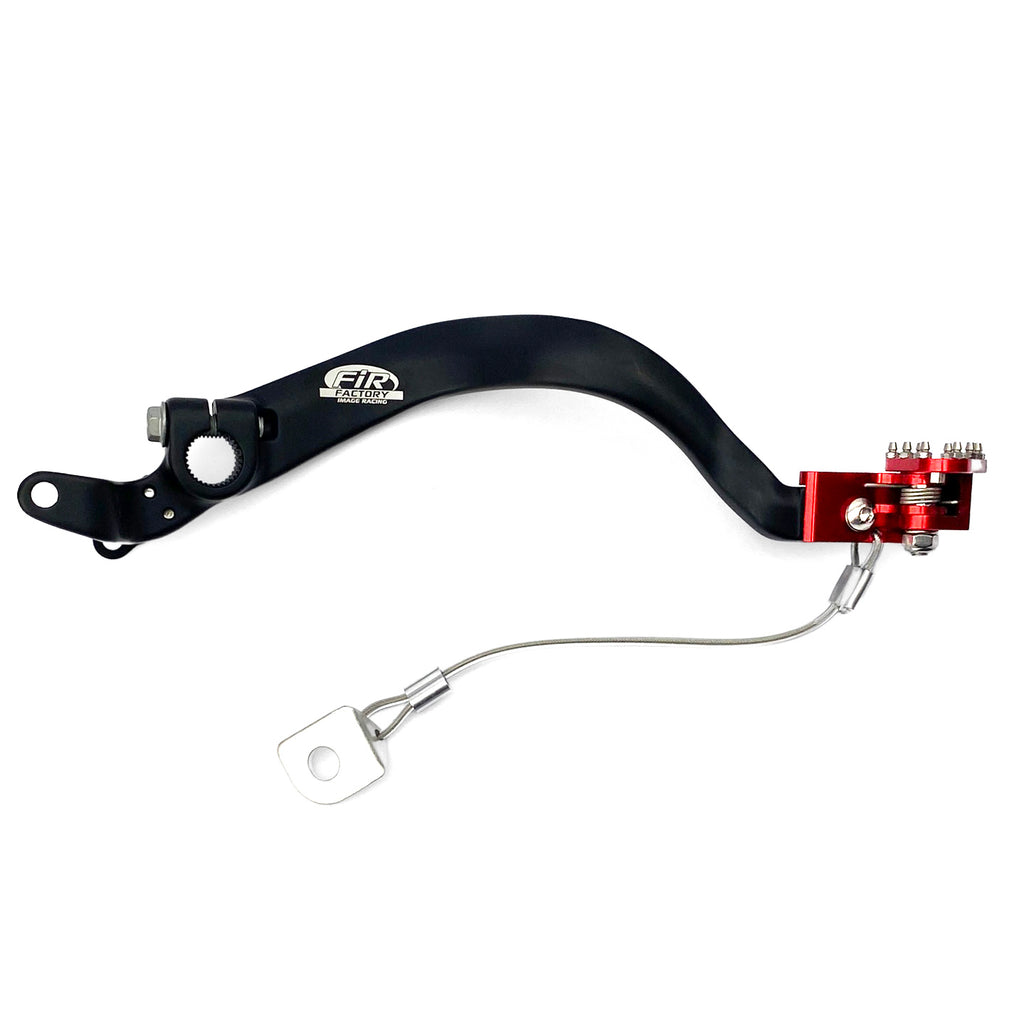 BRAKE PEDAL 14-23 CRF 125 F, FIR, BLACK, RED TIP