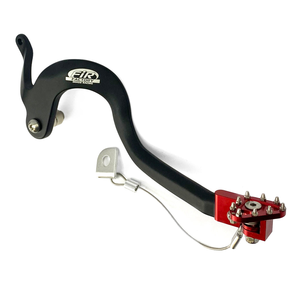 BRAKE PEDAL 14-23 CRF 125 F, FIR, BLACK, RED TIP