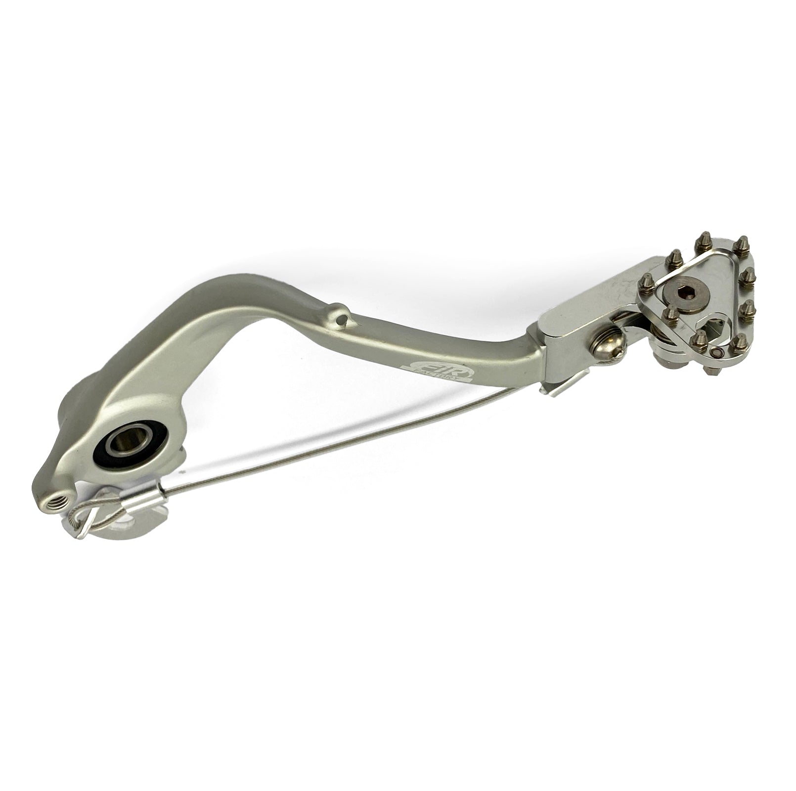BRAKE PEDAL KTM 50 SX TC MC, FIR, SILVER, FOLDING TIP A40013050044