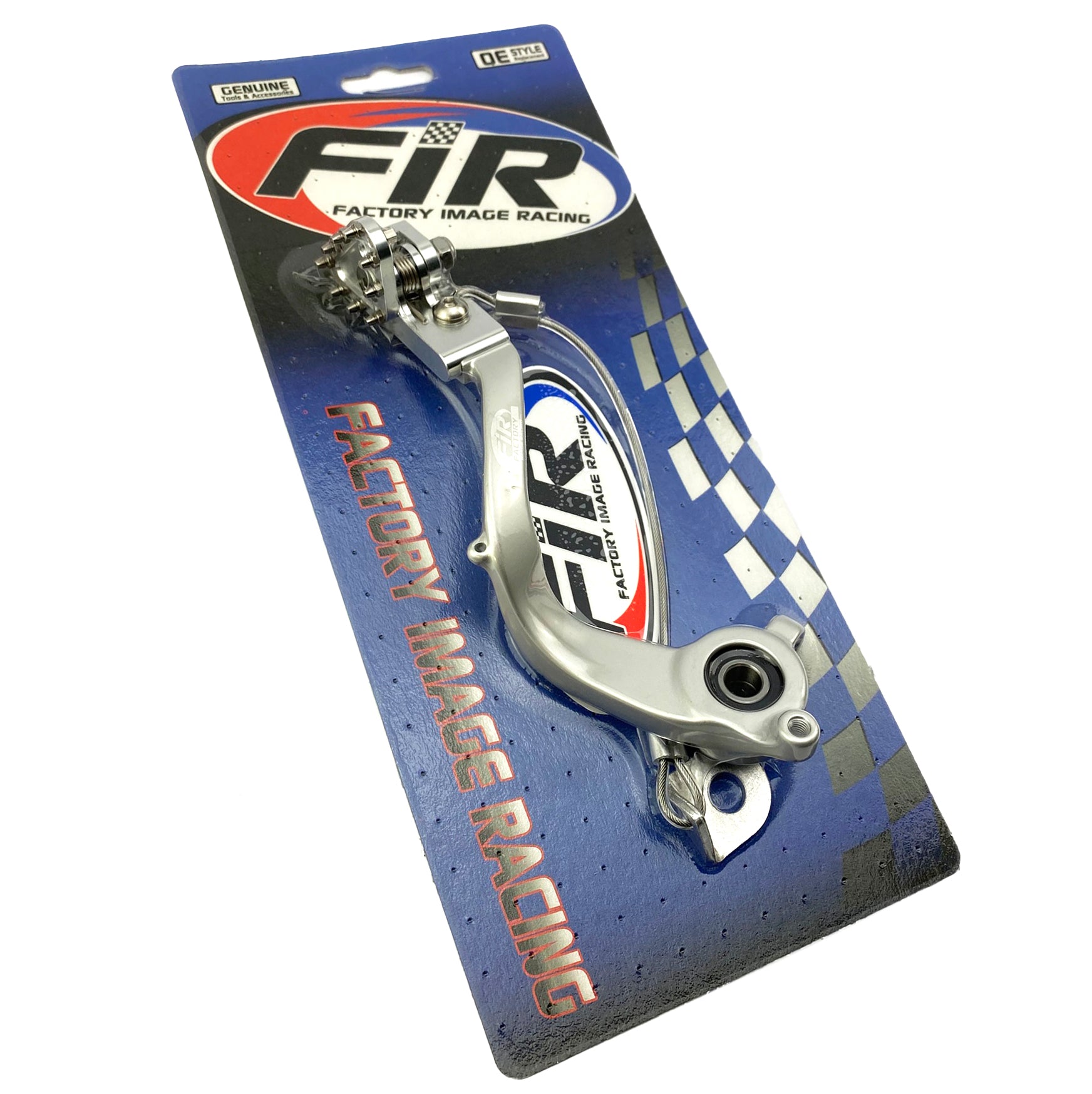BRAKE PEDAL KTM 50 SX TC MC, FIR, SILVER, FOLDING TIP A40013050044