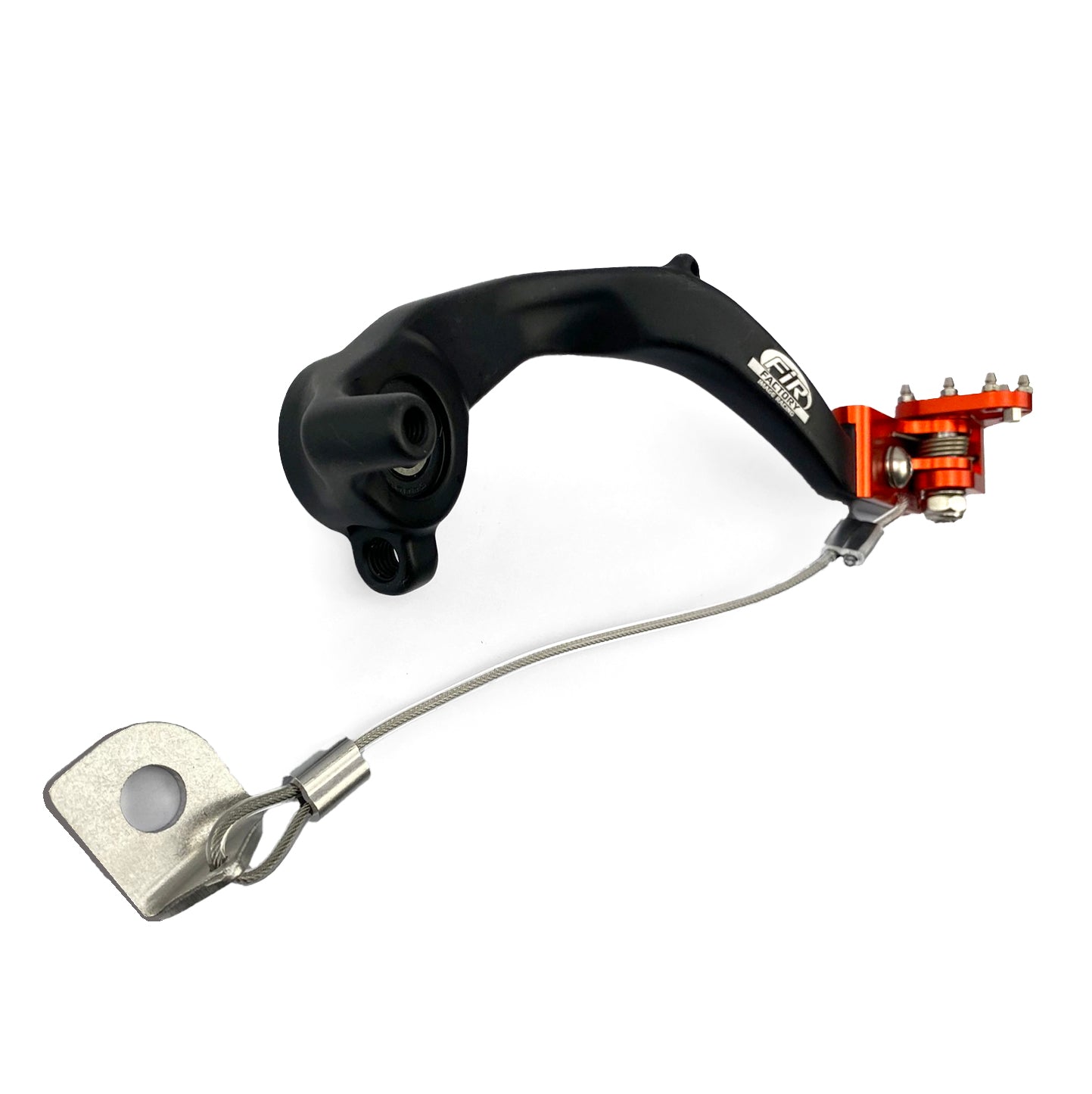 BRAKE PEDAL KTM 65 SX TC MC, FIR, BLACK, ORANGE TIP A40513050044