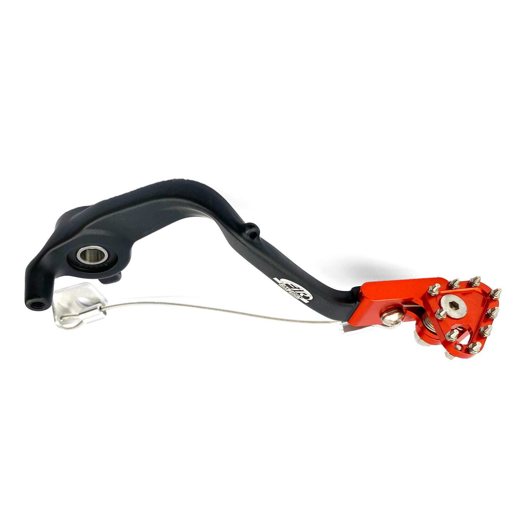 BRAKE PEDAL KTM 65 SX TC MC, FIR, BLACK, ORANGE TIP A40513050044