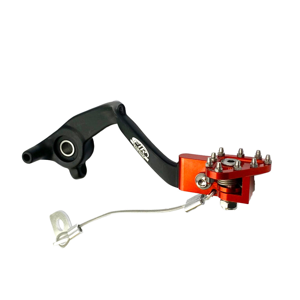 BRAKE PEDAL KTM 65 SX TC MC, FIR, BLACK, ORANGE TIP A40513050044