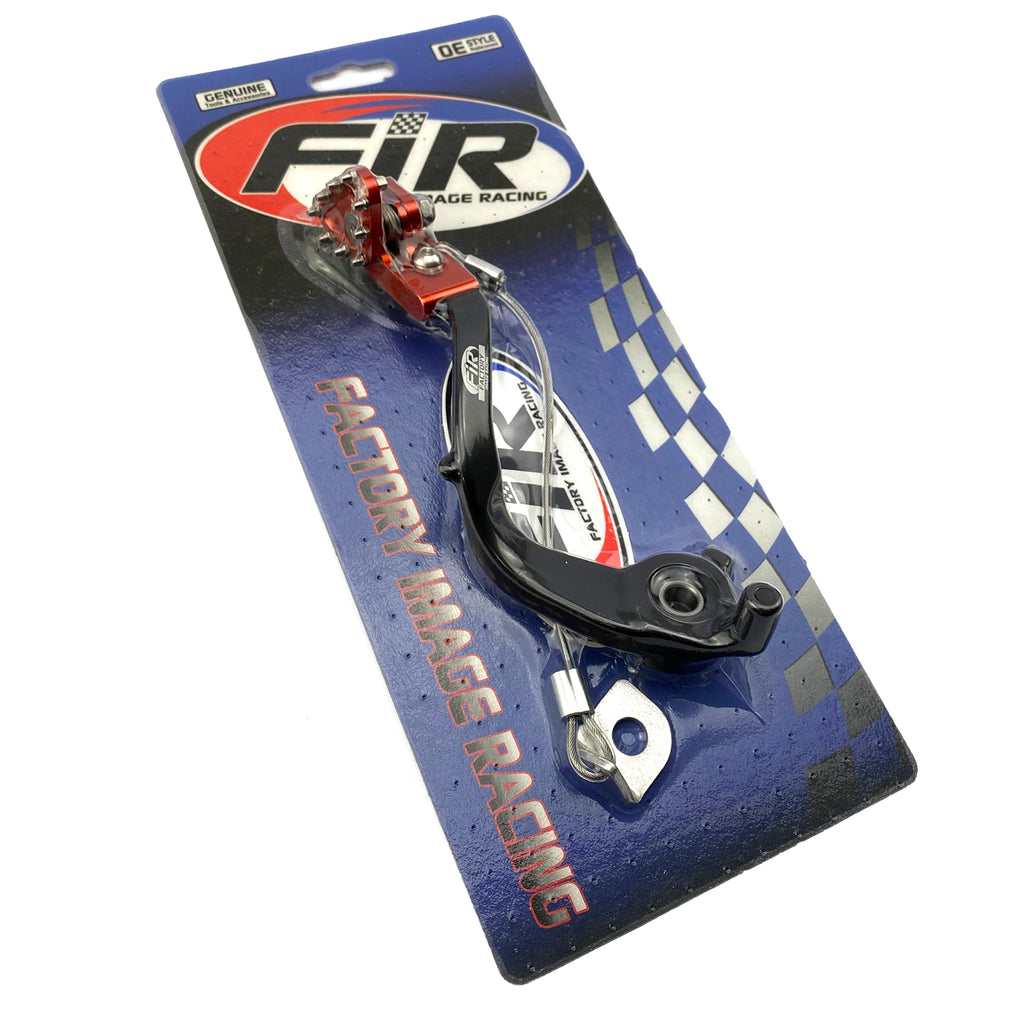 BRAKE PEDAL KTM 65 SX TC MC, FIR, BLACK, ORANGE TIP A40513050044