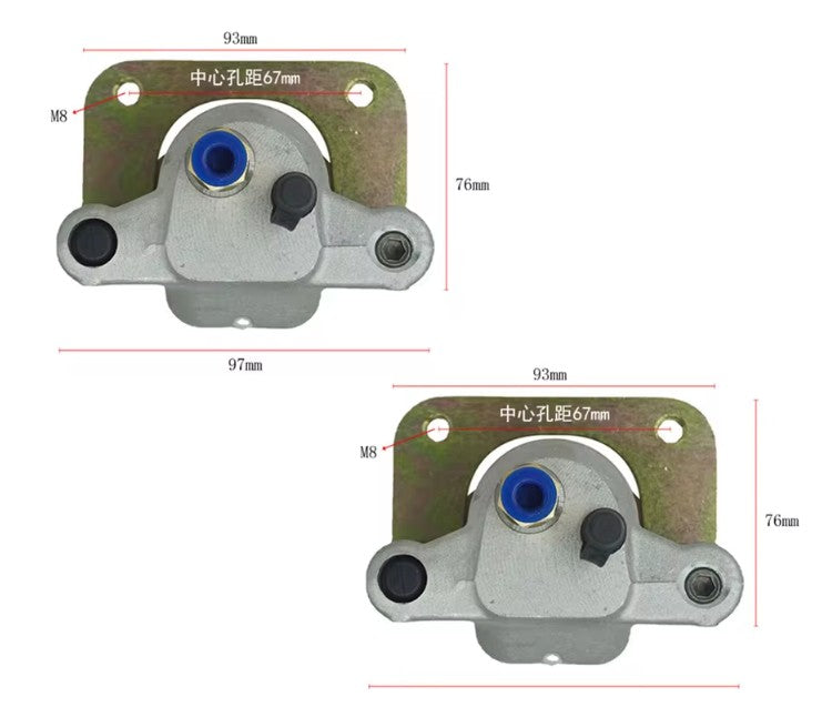 Front Brake Caliper ATV Polaris Big Boss Magnum Scrambler Sportsman Trail Blazer Boss Xplorer Xpress 250 300 335 350 400 425