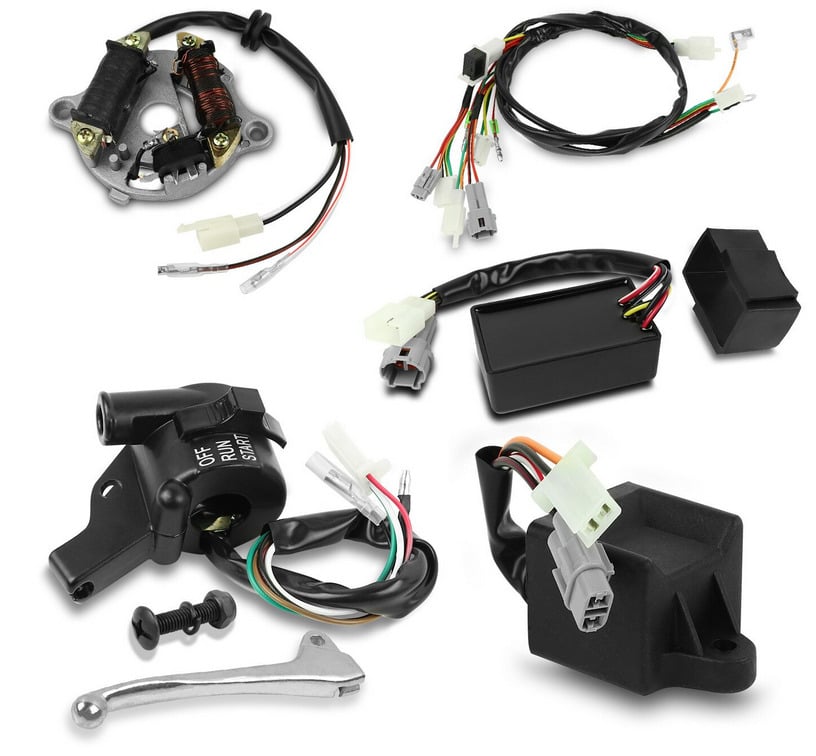FULL WIRING LOOM HARNESS 5pcs 1981-2016 YAMAHA PW50