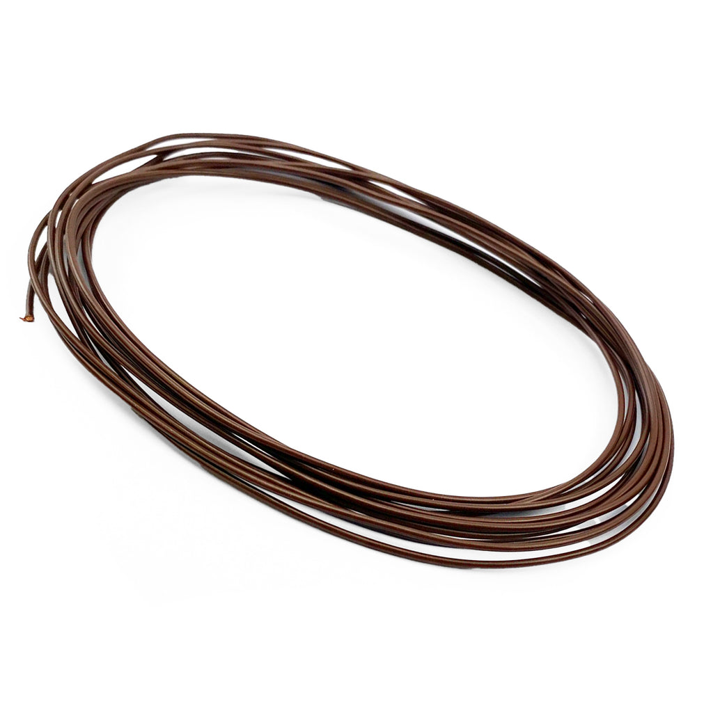 ELECTRICAL WIRE BROWN 4 METRE, 0.75mm sq / 14 Amp Capacity.