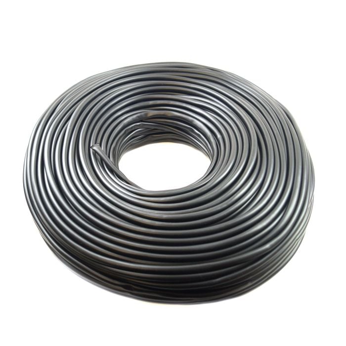 SHEATH PVC COVER 100MTR I.D12mm, FLEXIBL PVC WIRING COVER BLACK