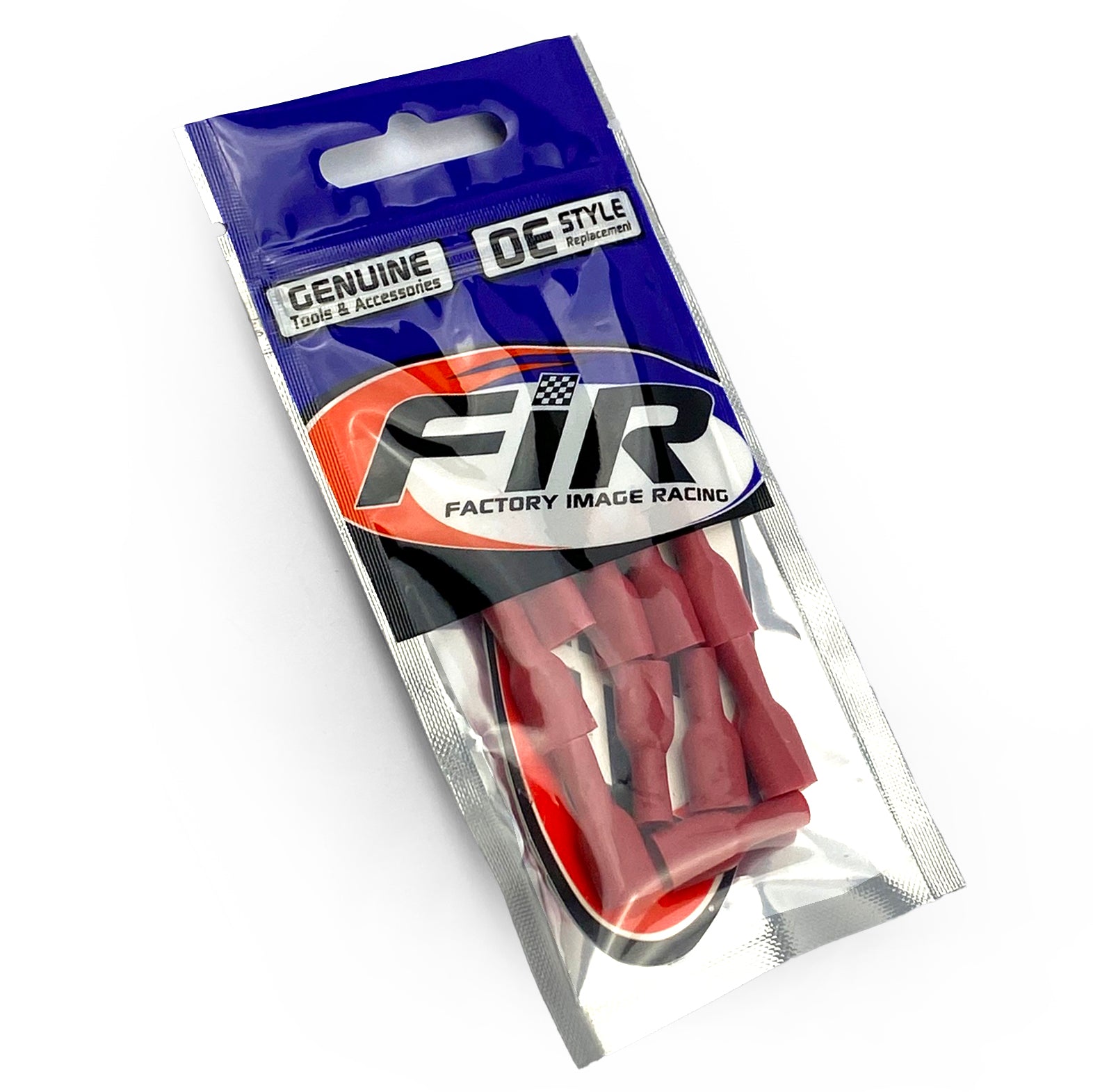 TERMINAL RED SPADE FEMALE PK10, PACK OF 10 / T6.3mm