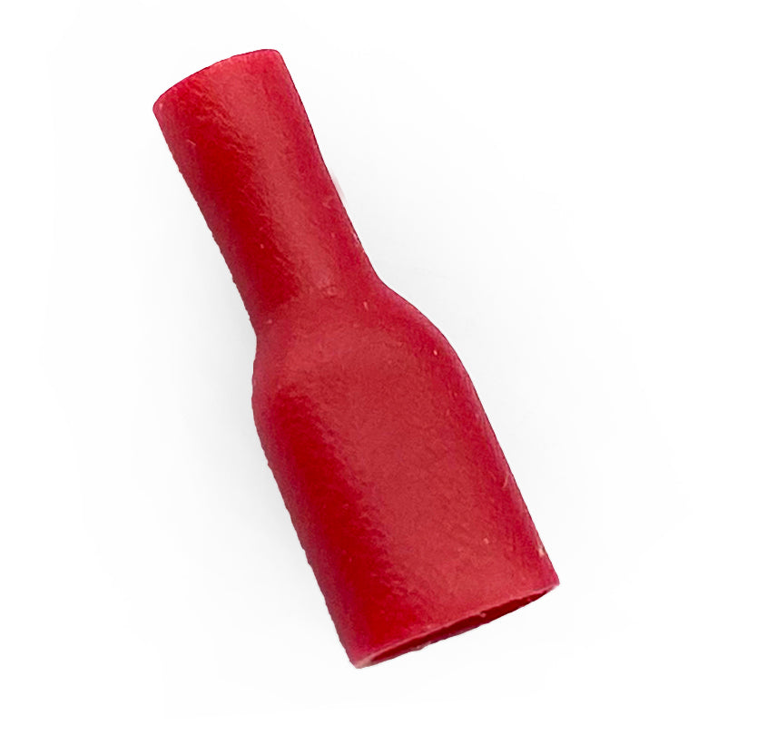 TERMINAL RED SPADE FEMALE PK10, PACK OF 10 / T6.3mm