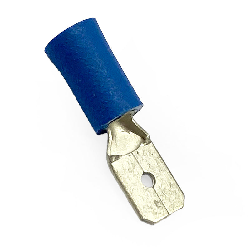 TERMINAL BLUE SPADE MALEPK10, PACK OF 10 / T6.3mm