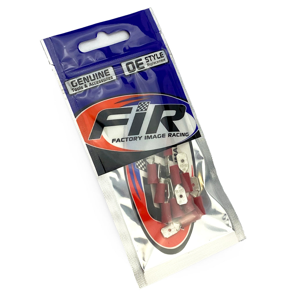 TERMINAL RED SPADE MALEPK10, PACK OF 10 / T6.3mm
