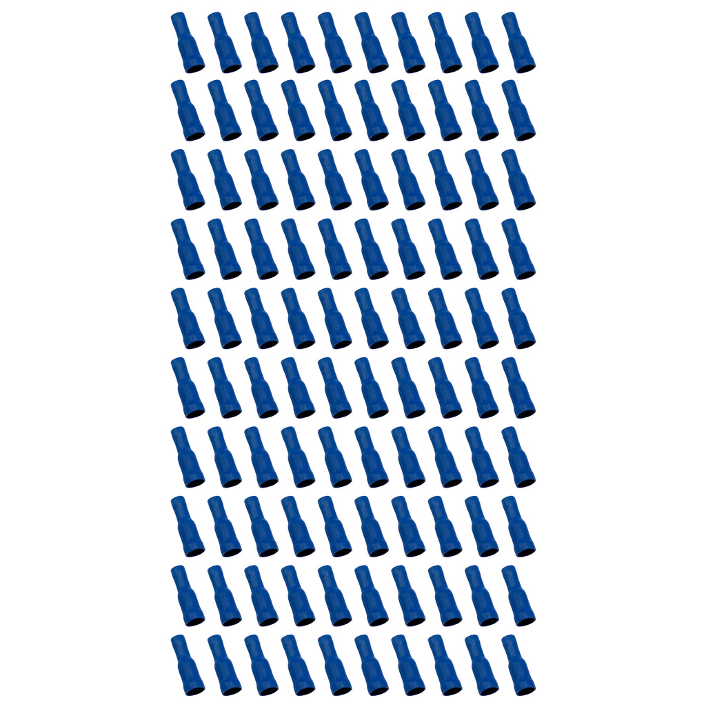 TERMINAL BLUE FEMALE BULLET M5, PACK OF 100