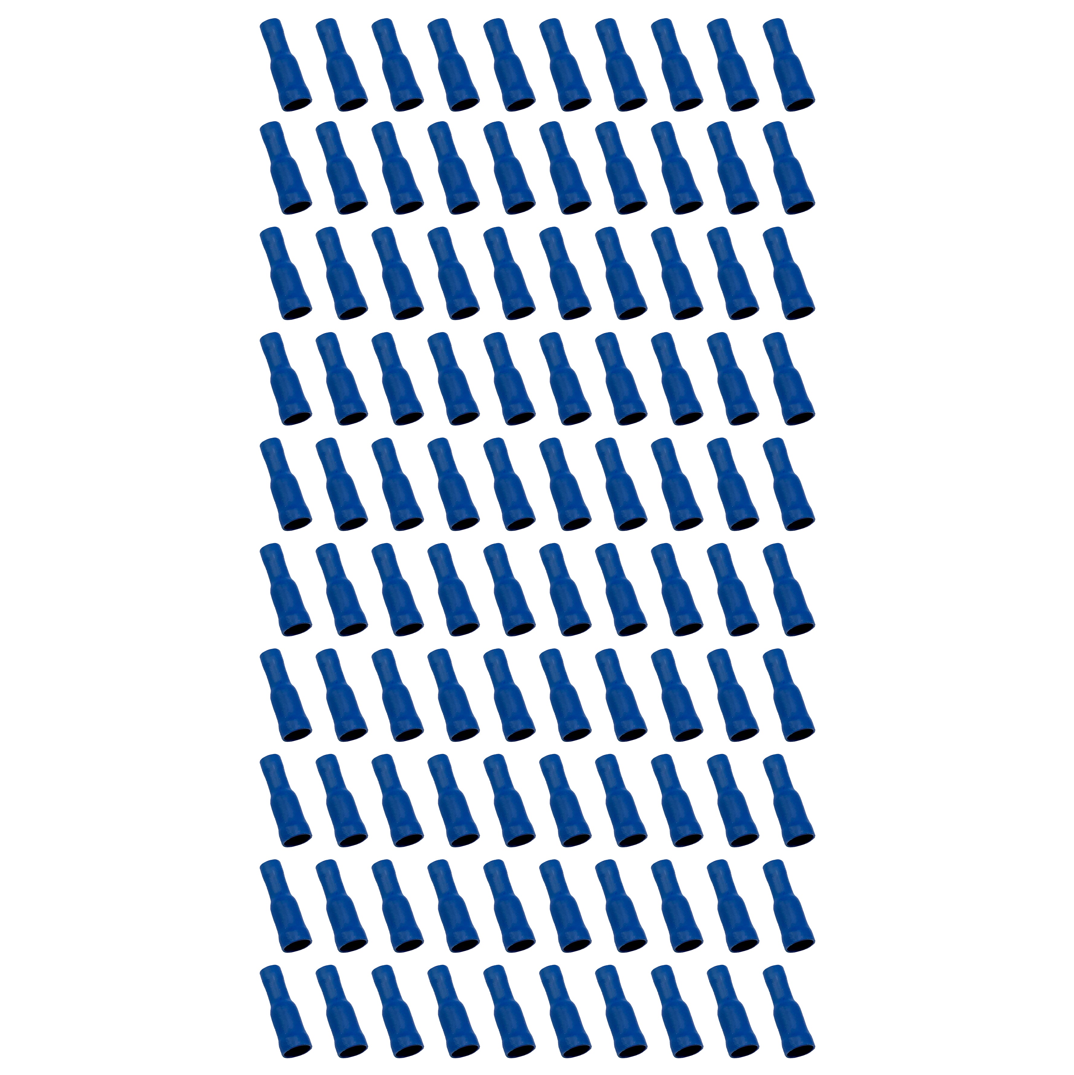 TERMINAL BLUE FEMALE BULLET M5, PACK OF 100