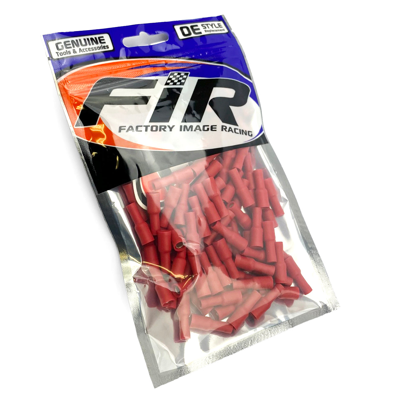 TERMINAL RED FEMALE BULLET M4, PACK OF 100
