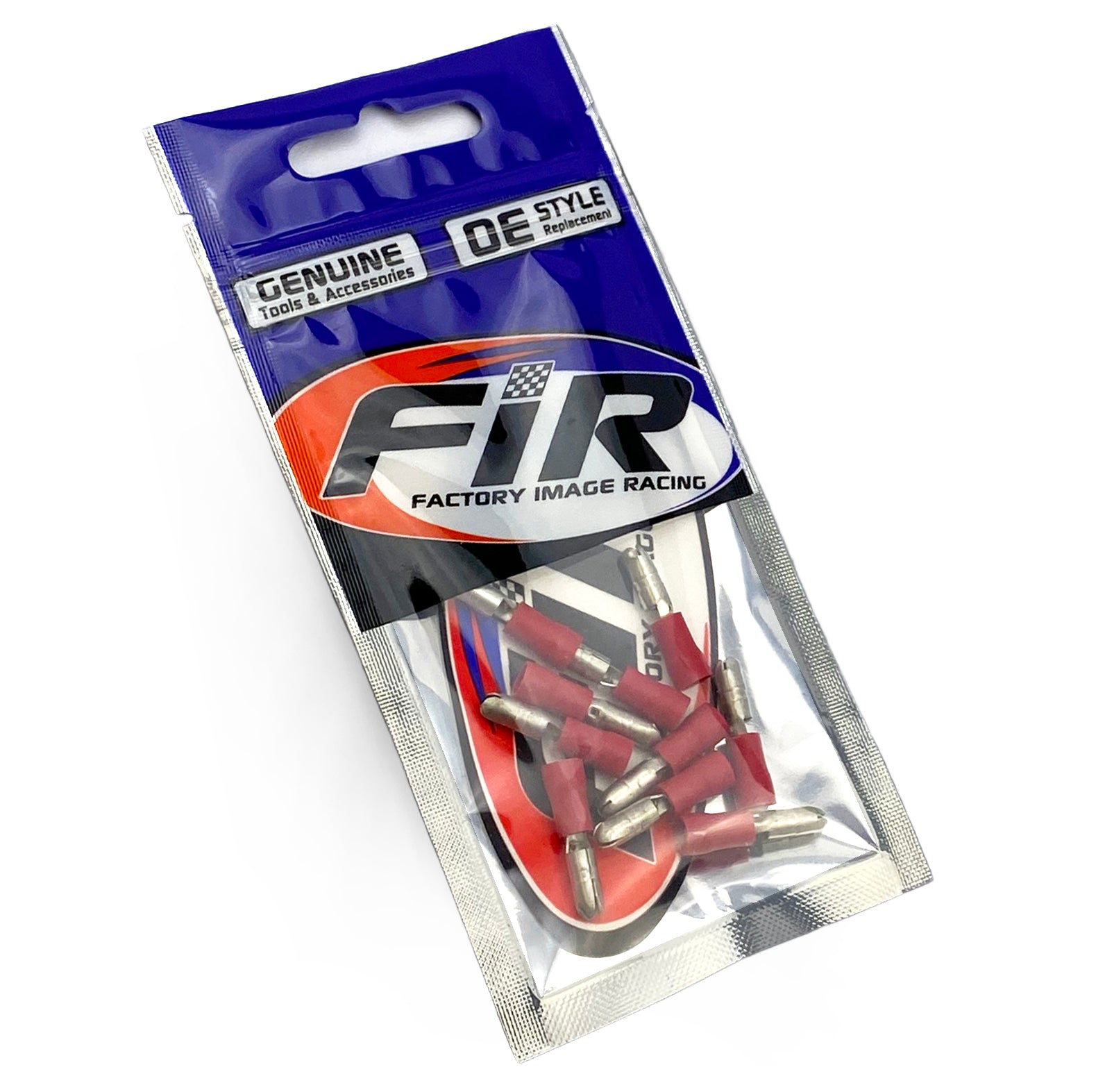 TERMINAL RED MALE BULLET, PACK / 10