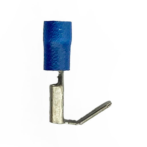TERMINAL BLUE PIGGY BACK SPADE, PACK OF 100 / WT56
