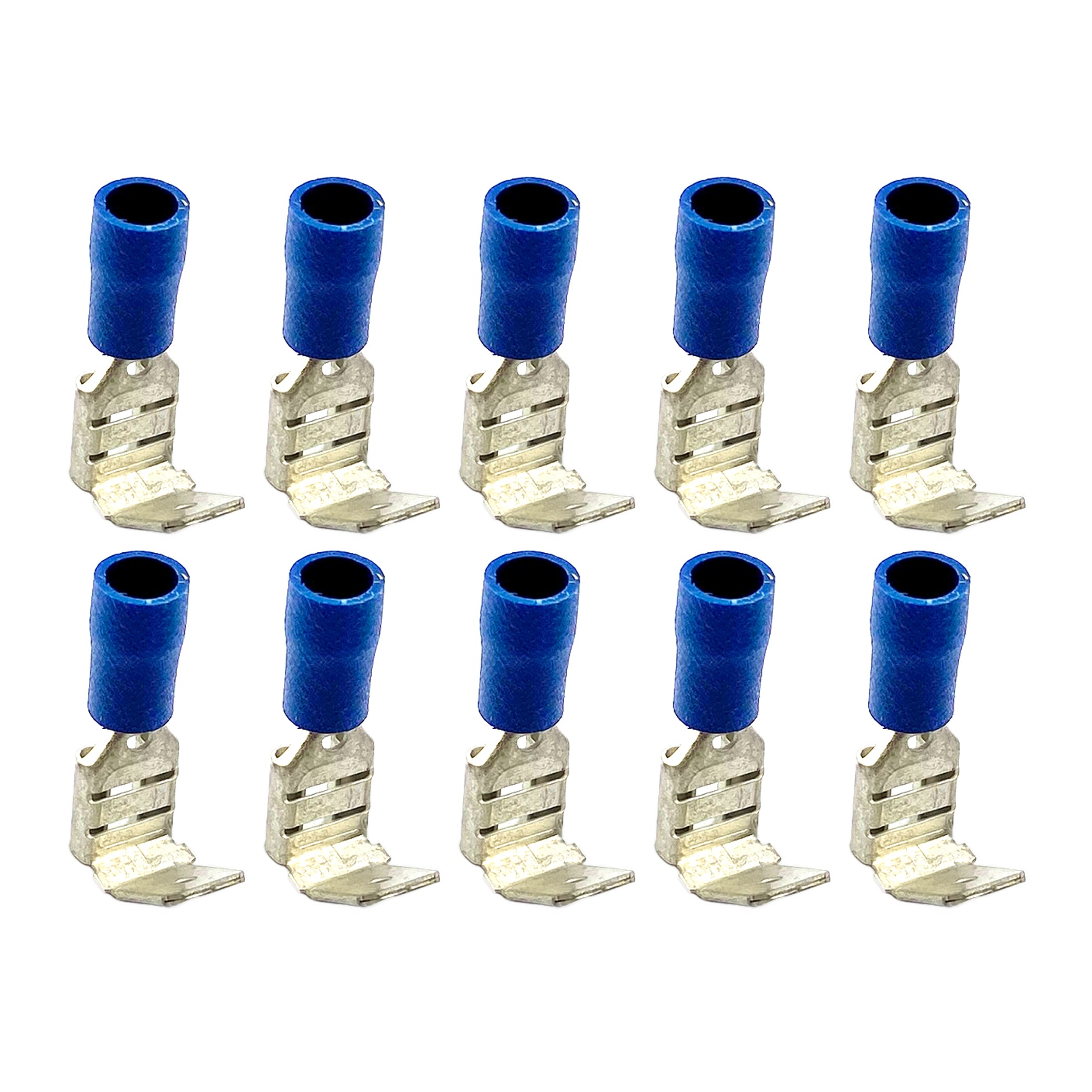 TERMINAL BLUE PIGGY BACK SPADE, / PACK OF 10