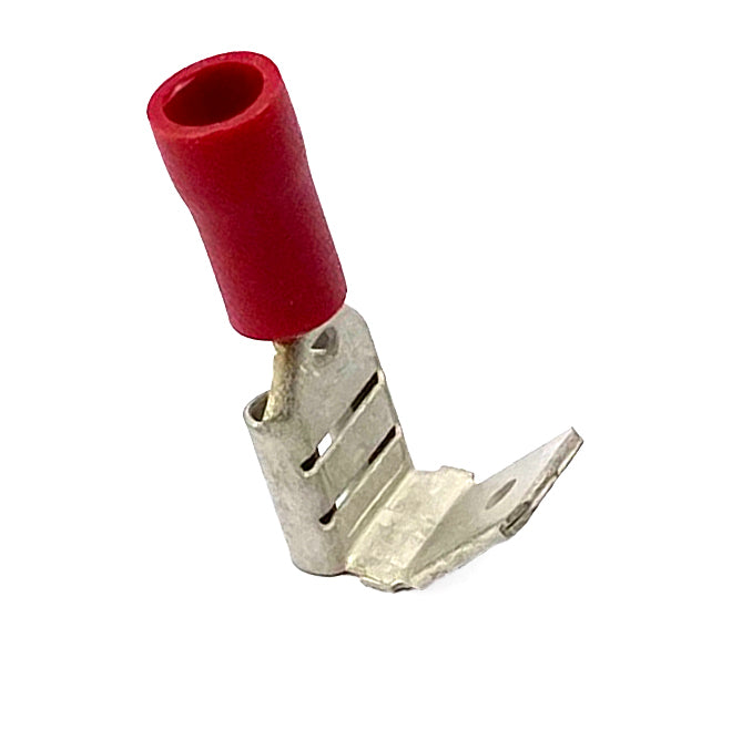 TERMINAL RED PIGGY BACK SPADE, PACK OF 100 / WT55
