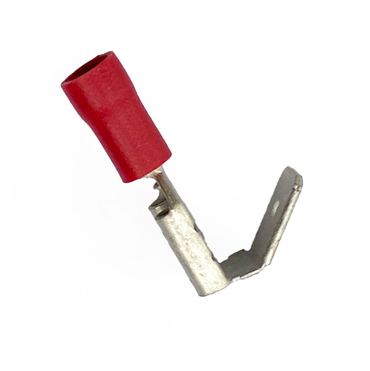 TERMINAL RED PIGGY BACK SPADE, PACK OF 100 / WT55