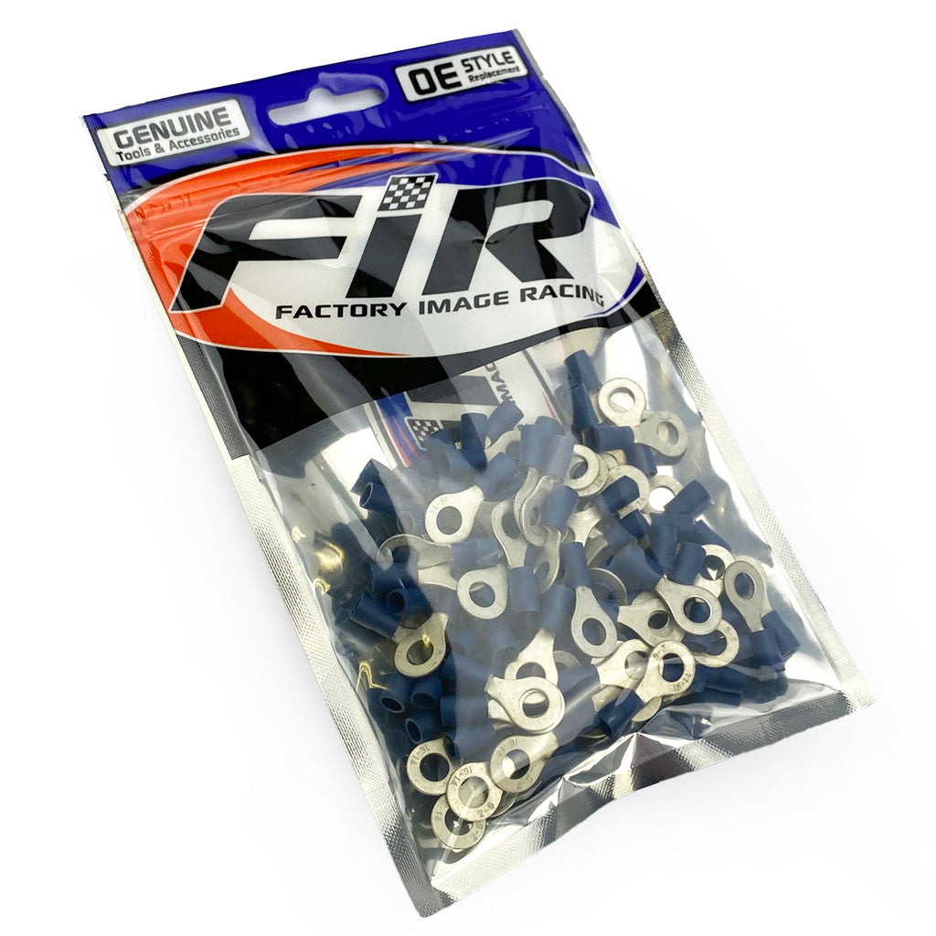 TERMINAL BLUE 6mm RING PK100, PACK OF 100 /