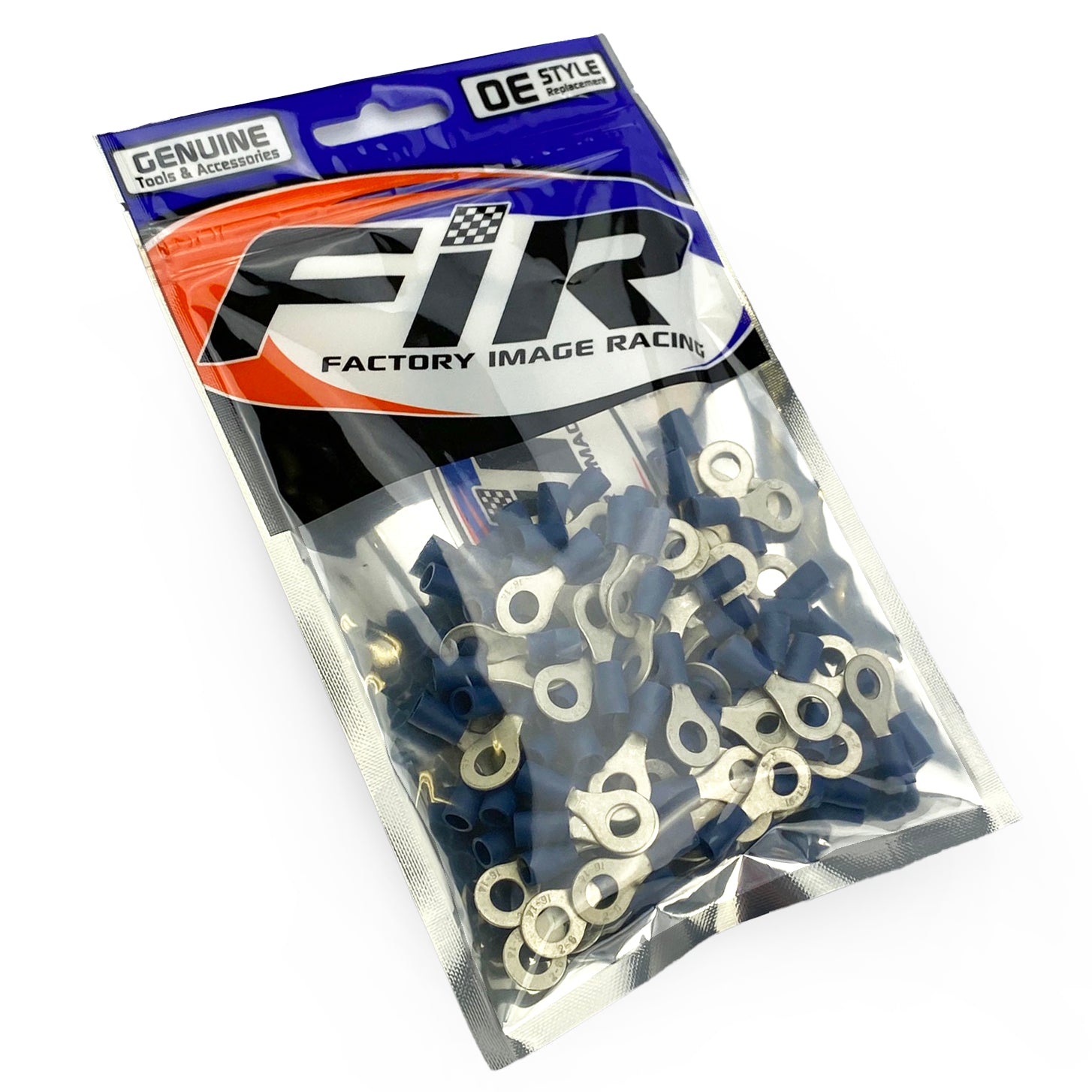 TERMINAL BLUE 6mm RING PK100, PACK OF 100 /