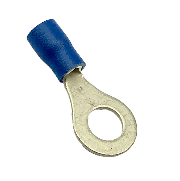 TERMINAL BLUE 6mm RING PK100, PACK OF 100 /
