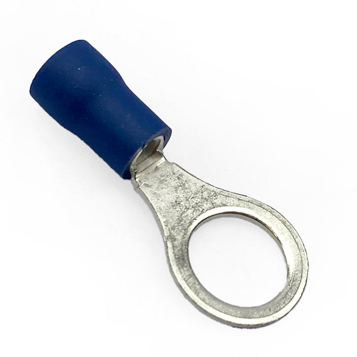 TERMINAL BLUE 8mm RING PK100, PACK OF 100 /