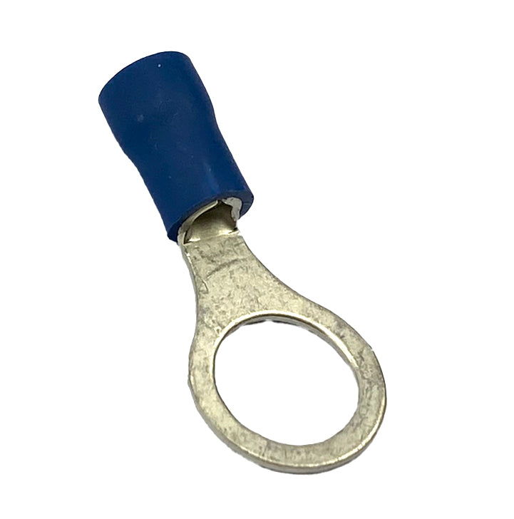 TERMINAL BLUE 8mm RING PK10, PACK OF 10