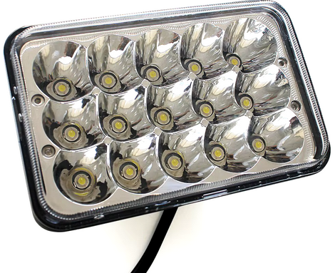 LED HEADLIGHT 4x6 INCH HONDA XR250 650L SUZUKI DRZ 33120-MN1-671