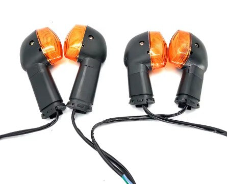 Indicator set - 4 Front / Rear YBR125 YB125 YAMAHA 2007 Blinker Turn Signal Light Lamp Amber