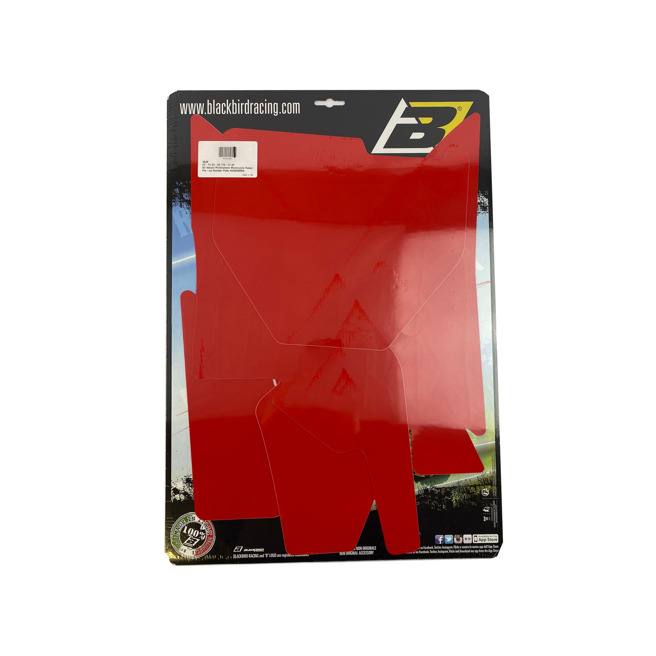 TC/FC 2023-24 Husqvarna PRE CUT BACKGROUNDS, BLACKBIRD 3628/60 RED