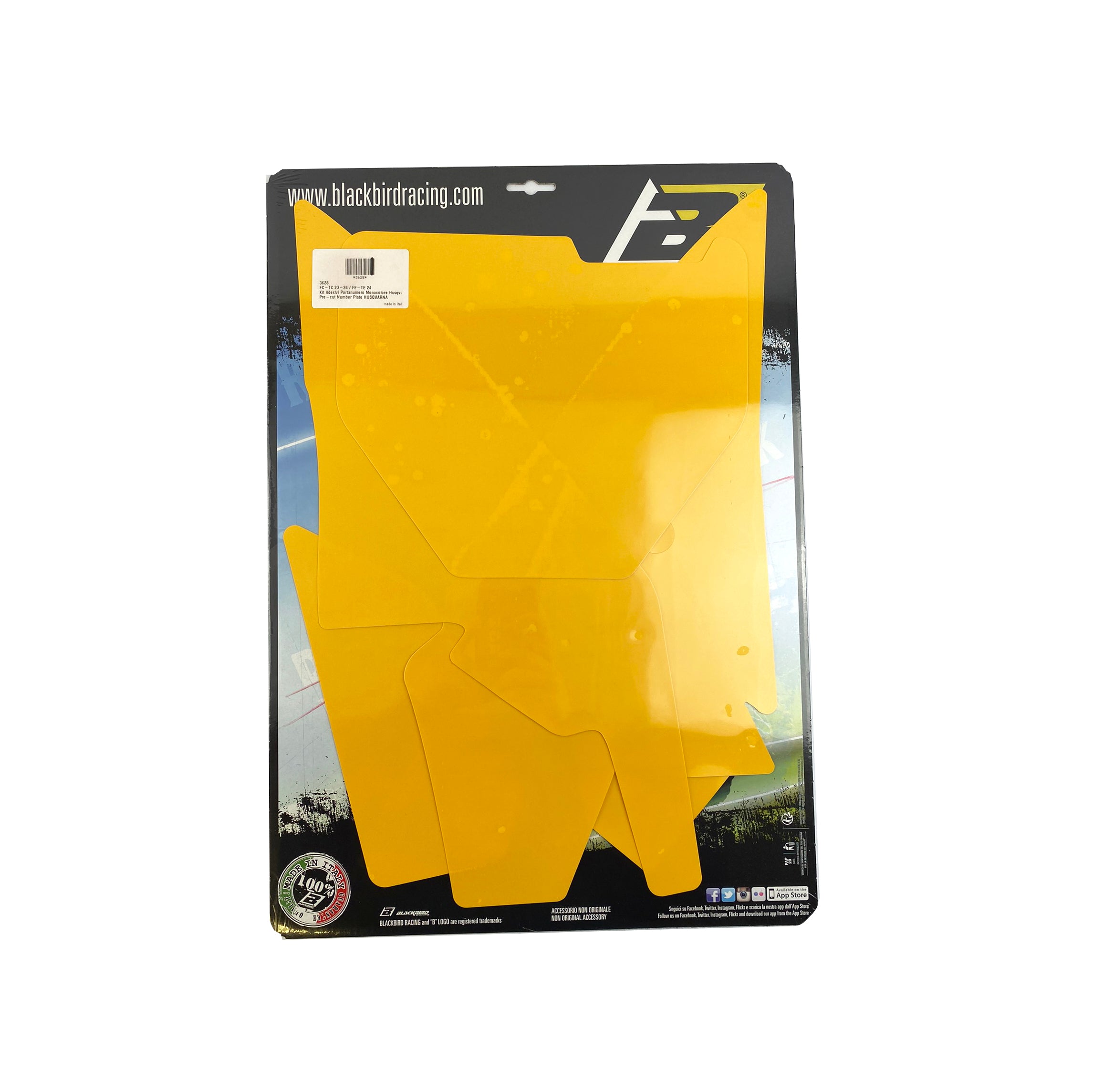 TC/FC 2023-24 Husqvarna PRE CUT BACKGROUNDS, BLACKBIRD 3628/40 YELLOW