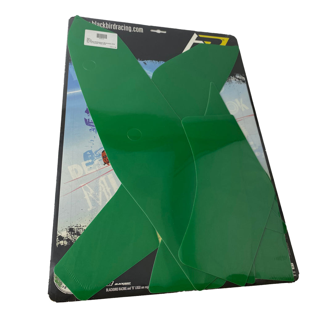 KTM EXC 2024 PRE CUT, BLACKBIRD 3531/30 GREEN NUMBER BOARD BACKGROUNDS
