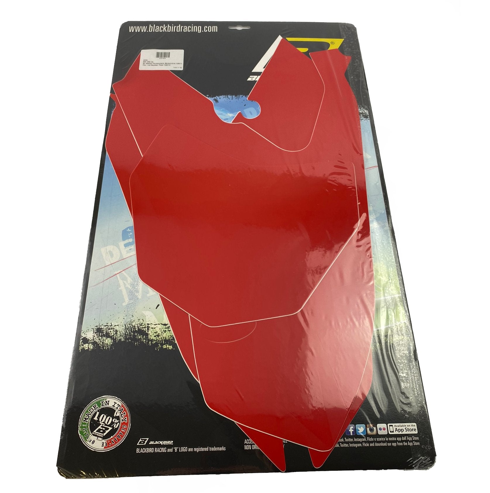 FANTIC XXF 450 2024 PRE CUT BACKGROUNDS, BLACKBIRD 3F05/60 RED NUMBER BOARDS