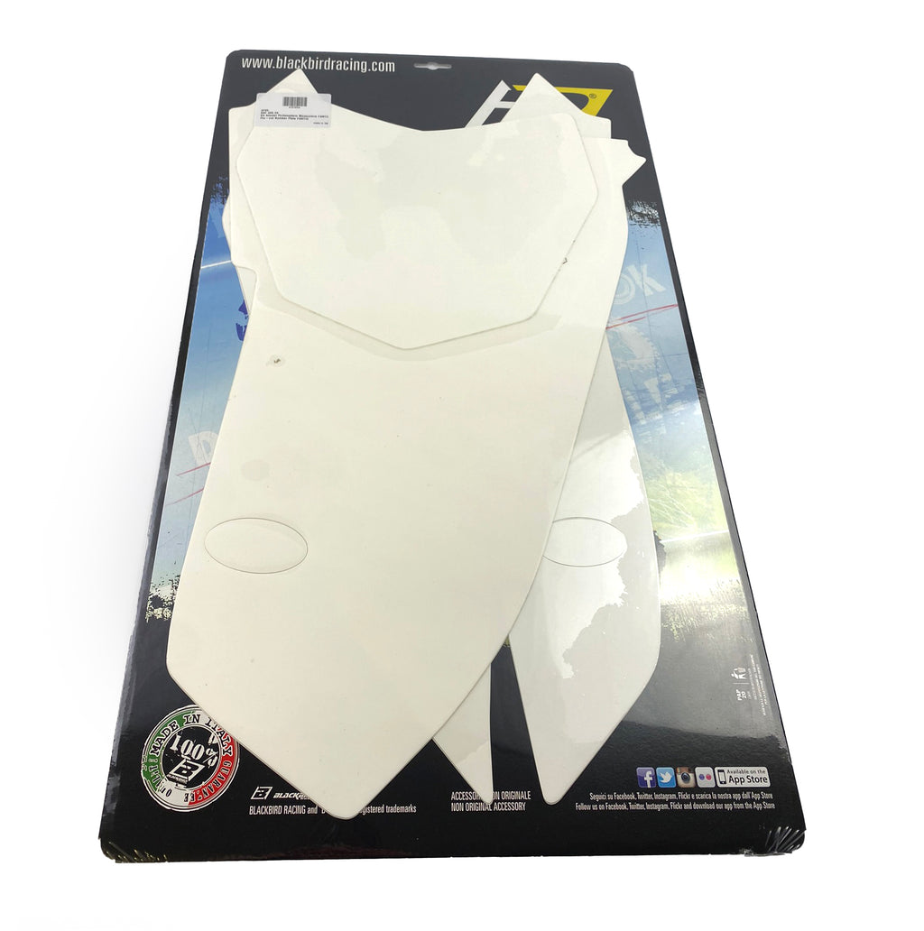 FANTIC XXF 450 2024 PRE CUT BACKGROUNDS, BLACKBIRD 3F05/10 WHITE NUMBER BOARDS