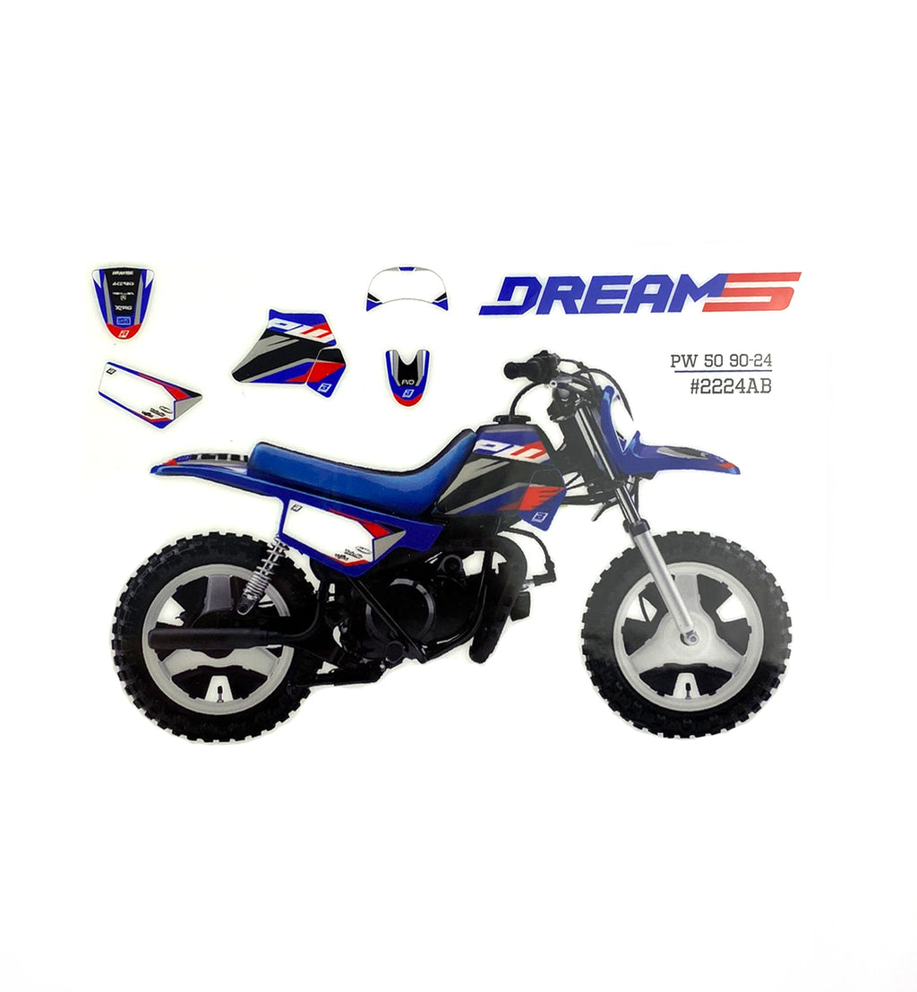 90-24 PW50 DREAM 5 BLACKBIRD, DECAL KIT 2224AB