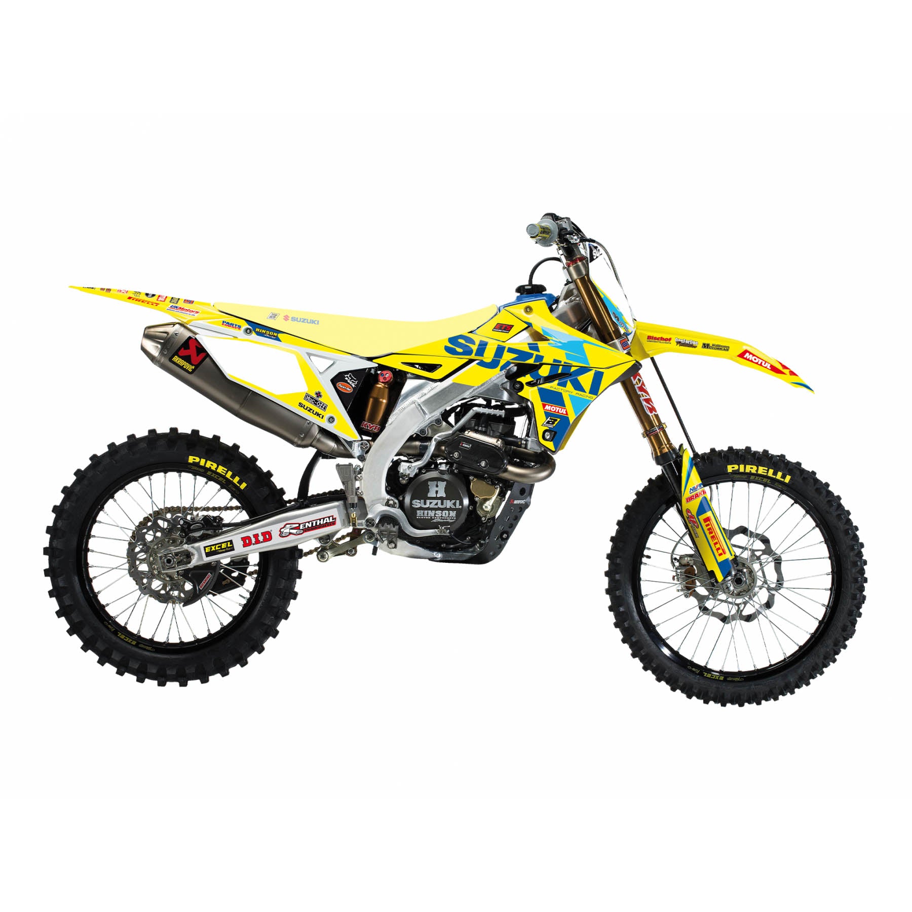SUZUKI RMZ 250/450 RESTYLE KIT 22 DESIGN, BLACKBIRD 2320R9