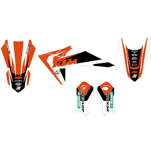 2024 KTM SX 65 DREAM 4, BLACKBIRD DECAL KIT, 2550N