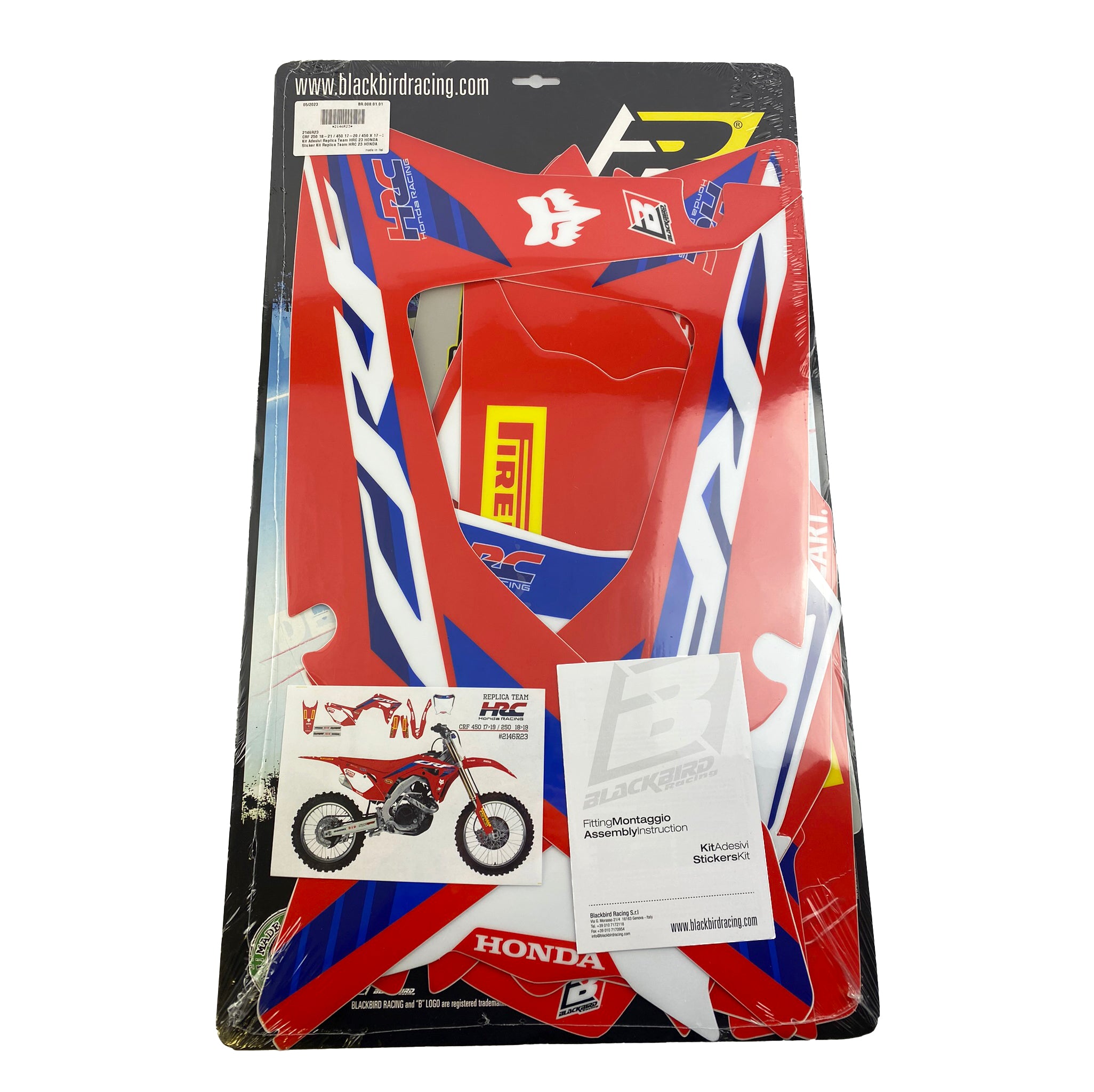 CRF250R/450R HONDA HRC, BLACKBIRD 2146R23