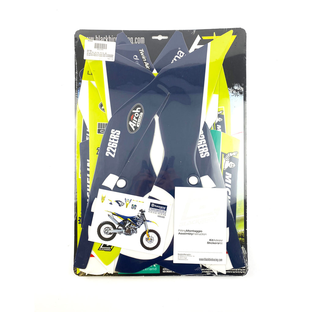 14-16 TE/TC/FE/FC HUSKY TROPHY, BLACKBIRD 2611R5 GRAPHIC KIT