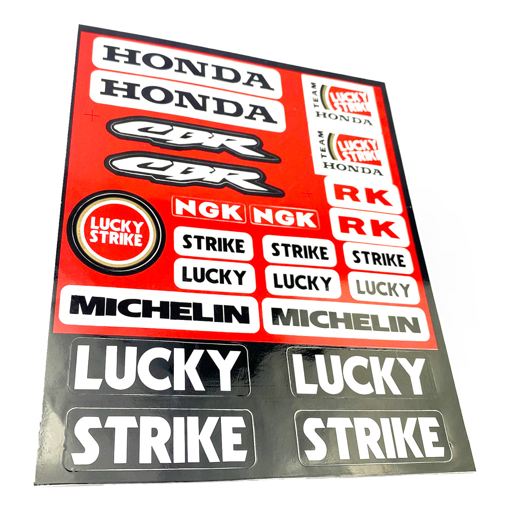 STICKER SHEET HONDA 21x17CM